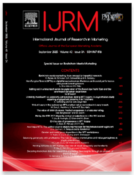 International Journal of Research in Marketing cover