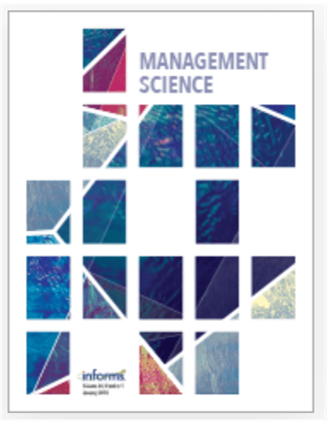 Management Science cover
